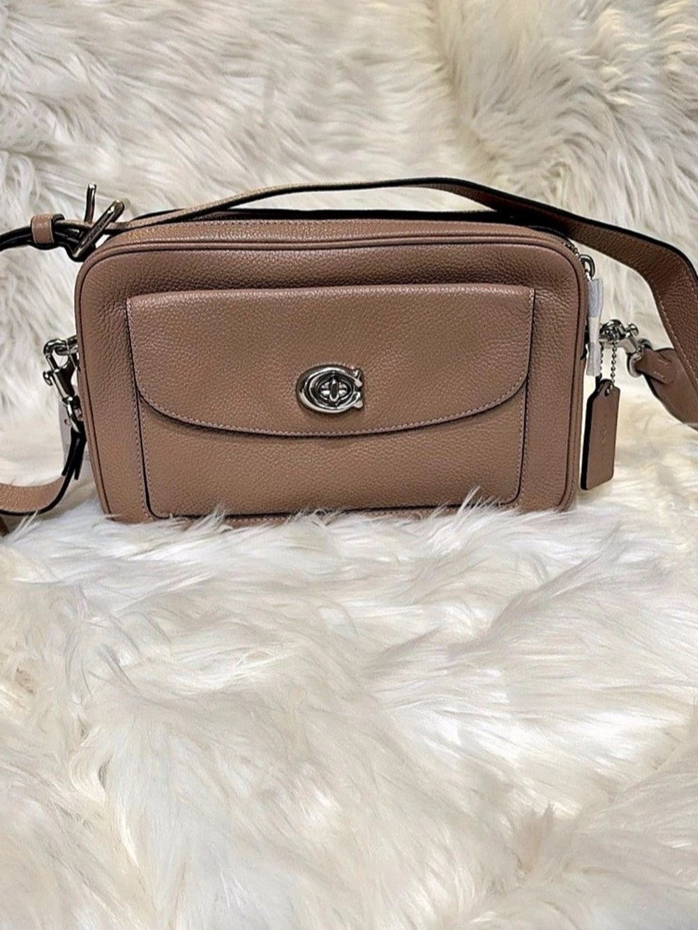 Coach Cassie Camera Bag Crossbody Bag in Brown